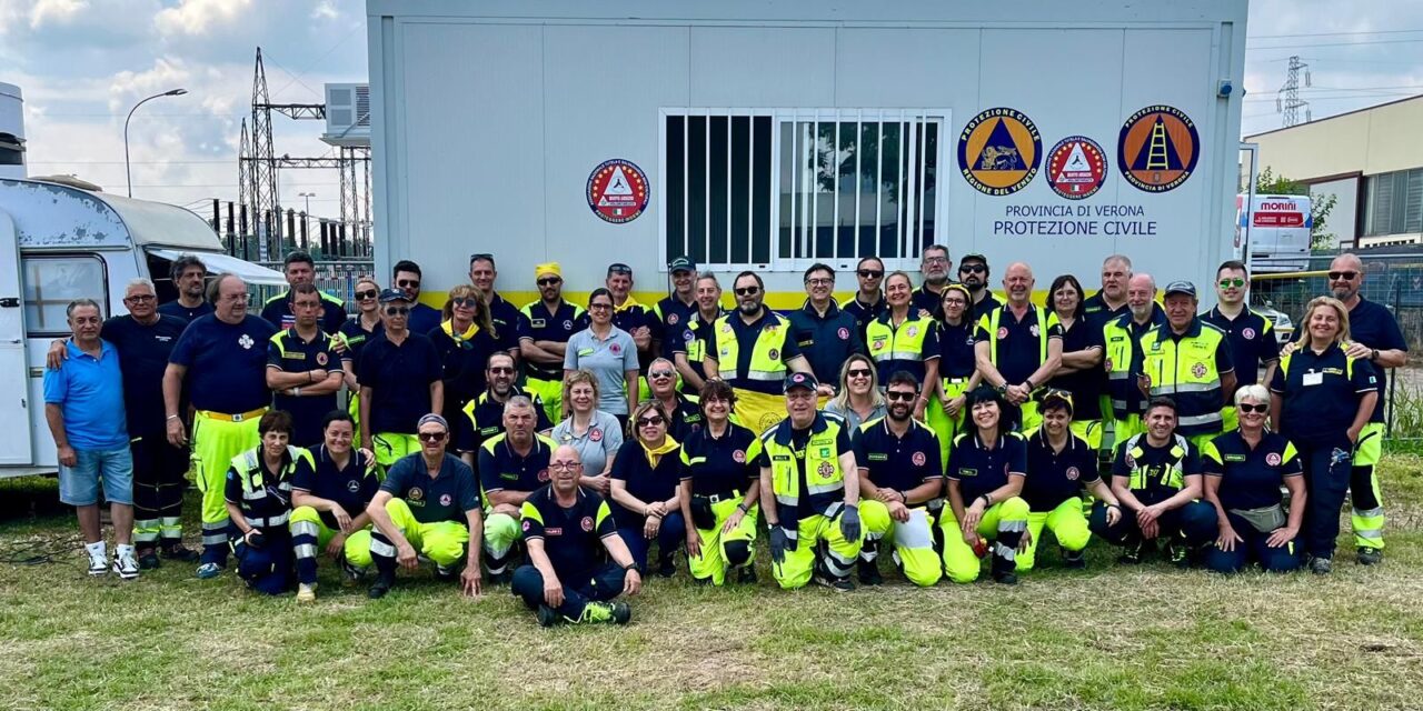 La Protezione Civile Di Pontecurone A Verona Per La Tutela E