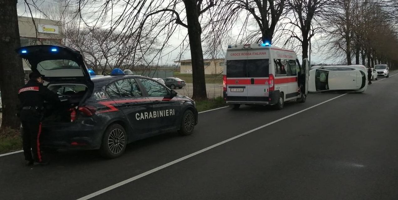 Due Incidenti A Pontecurone: Una Donna Che Si Capotta Con L’auto E Un ...