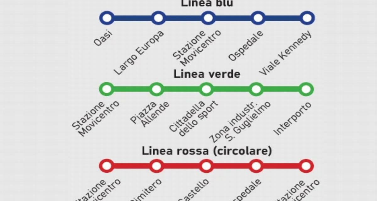 Ha preso il via lunedì a Tortona il nuovo servizio di Trasporto pubblico urbano. Linee e percorsi